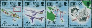 Solomon Islands 1992 SG728-731 Discovery of America set MNH