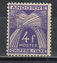 Andorra, French Stamp J28  - Postage Due