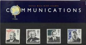 Great Britain 1995 Pioneers of Communications set of 4 in...
