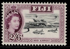 FIJI QEII SG307, 2s 6d black & purple, LH MINT.