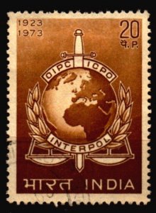 India Scott 594 used