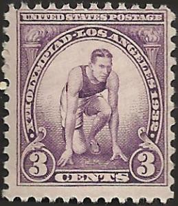 # 718 Mint Never Hinged Violet 10th Olympic Games