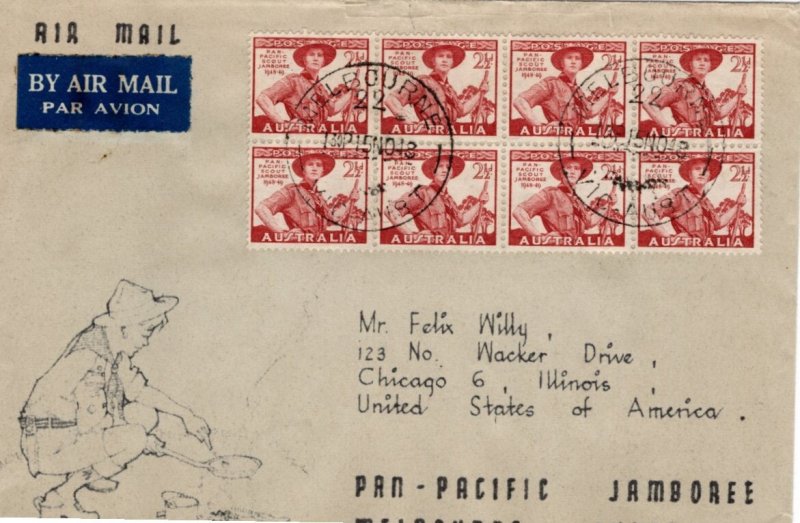 Australia 1948 Sc 216 Commemorative Perforate FDC #14