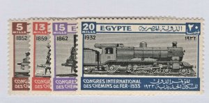 1933 Egypt #168-171 Set Mint NH CV. $77 (JH 10/25) GP