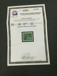 MOMEN: US STAMPS #E7 MINT OG NH PSE CERT XF+