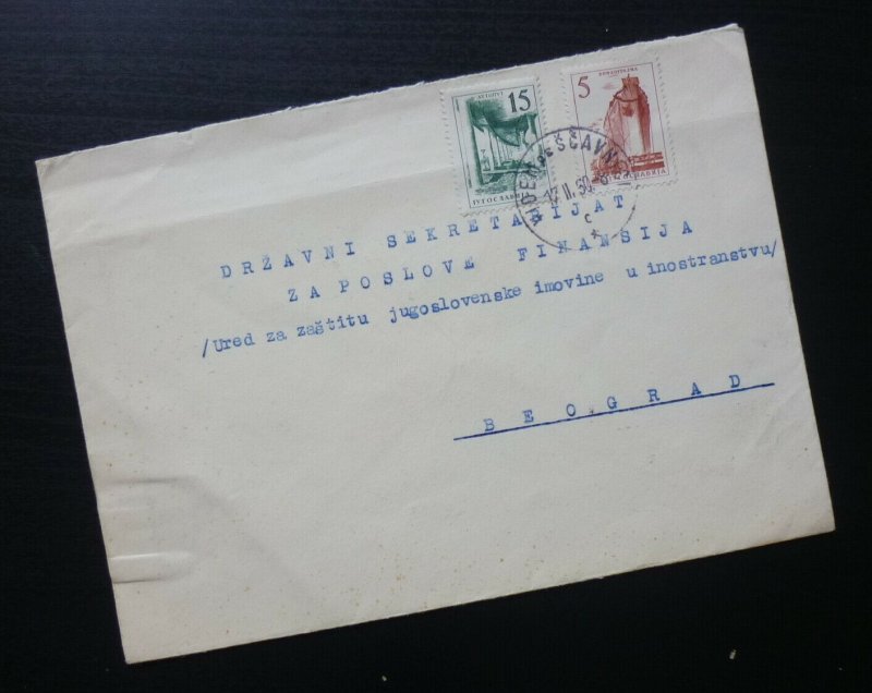 Slovenia 1960 Yugoslavia Cover Sent from Videm ob Scavnici to Belgrade BR4