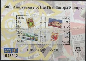 MALTA,   1232  MNH SOUVENIR SHEET