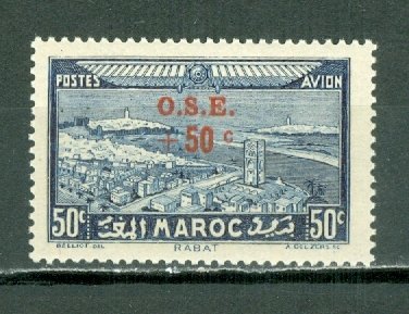 FRENCH MOROCCO 1938  AIR SEMI-POSTALS #CB23  MNH...$5.50