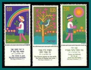 Israel 1975 Arbour Day, MNH 552-554,SG588-SG590