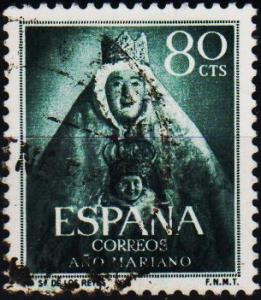 Spain. 1954 80c S.G.1201  Fine Used