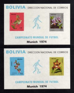 1974 - Bolivia - Munich 74 - Mi B 38-39 - MNH - VC 100 € - BO-093 - 01