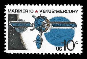 PCBstamps   US #1557 10c Space Mariner 10, MNH, (25)