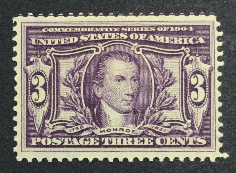 MOMEN: US STAMPS #325 MINT OG H LOT #43145