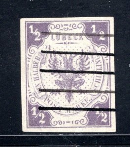 Lubeck #6    Used, VF.  CV $1600.00   ......  3580006