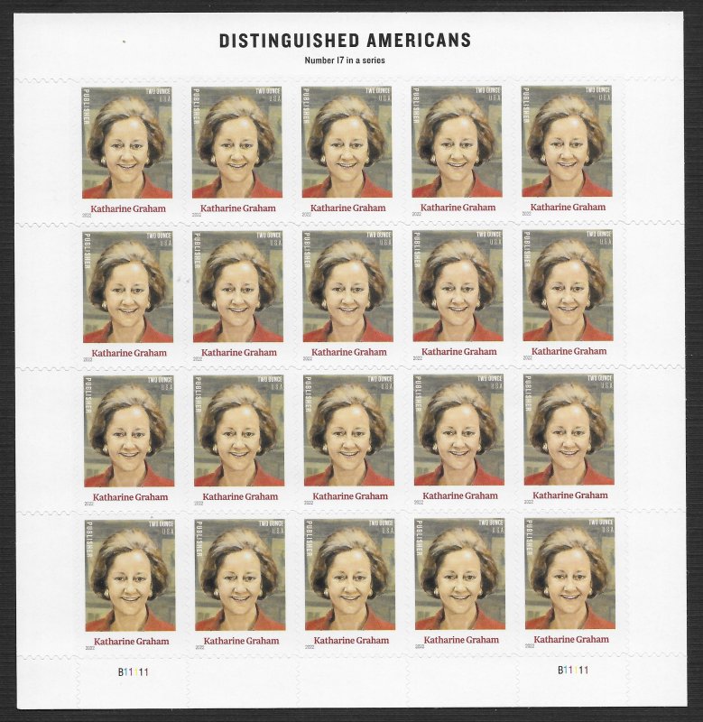 US #5699 (78c) Distinguished Americans - Katherine Graham ~ MNH