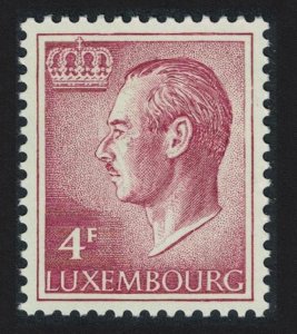 Luxembourg Grand Duke Jean 4f. purple Normal paper 1971 MNH SG#764 MI#829x