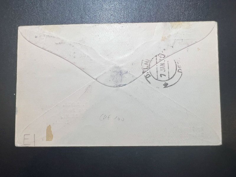 1929 Ireland Airmail First Flight Cover FFC Dublin to Delhi British India