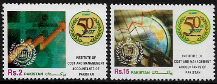 Pakistan #949-50 MNH Set - Cost and Management