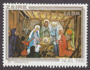 Zaire 1003 Nativity Scene 1980