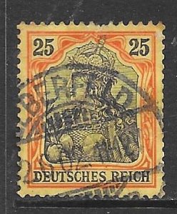 Germany 70: 25pf Germania, used, F-VF