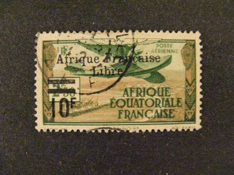 French Equatorial Africa #C16 used  a22.11 6646