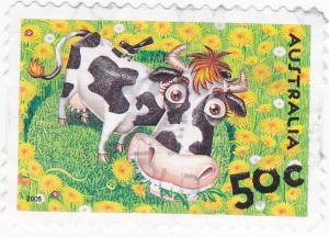 Australia -2005 On the Farm Abagail Cow used 50c SG 2569