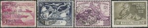 Trinidad & Tobago,  #66-69 Used  From 1949