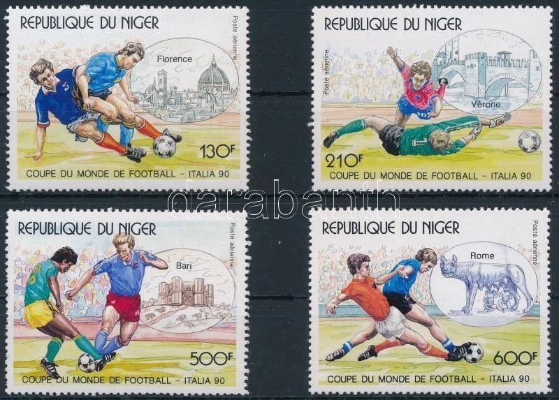 Niger stamp Football World Cup set 1990 MNH Mi 1090-1093 WS234847