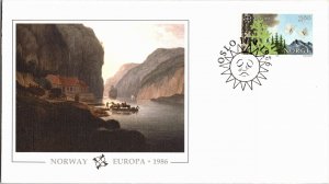 Norway, Worldwide First Day Cover, Europa