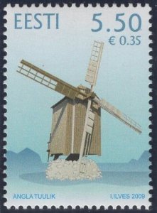 Estonia 2009 MNH Sc 626 5.50k Angla Windmill