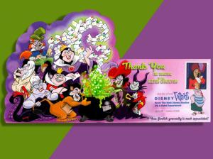 Disney Villains Are Transformed into AFDCS Auction Villains!  Hook FDC with DCP