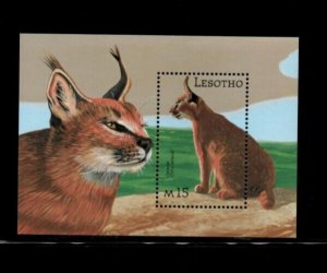 Lesotho 2001 - Wildlife of Africa  - Souvenir Stamp Sheet - Scott #1307 - MNH