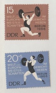 Germany DDR Scott #856,B143 Stamp - Mint NH Set