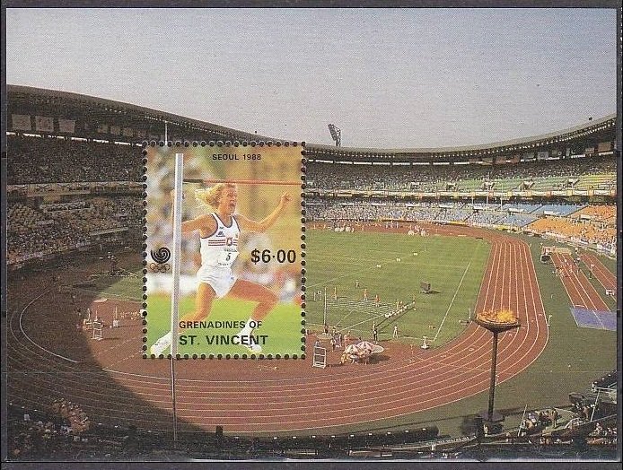 1988 Grenadines of St Vincent B 1988 Olympic Games in Seoul 6,00 €