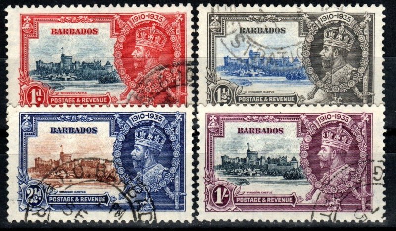 Barbados #186-9 F-VF Used CV $50.30 (X7259)