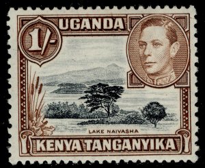 KENYA UGANDA TANGANYIKA GVI SG145, 1s black & brown, VLH MINT. Cat £23.