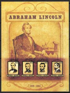 ANTIGUA SGMS4306 2010 ABRAHAM LINCOLN  MNH