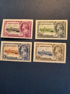 Stamps British Guiana Scott 223-6 hinged