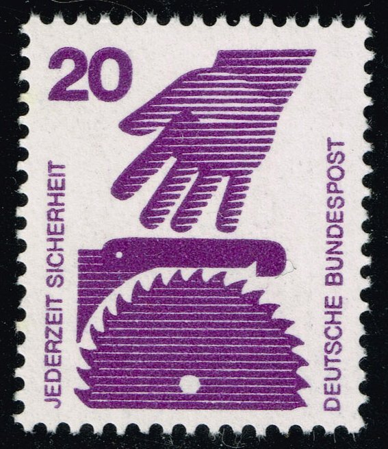 Germany #1076 Hand and Circular Saw; MNH