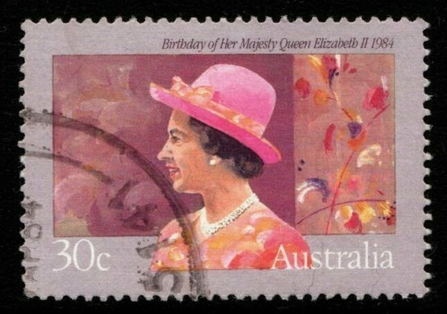 AUSTRALIA SG910 1984 QUEEN ELIZABETH II BIRTHDAY FINE USED