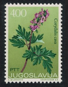 Yugoslavia Corydalis cava Medicinal Plant 1973 MNH SG#1558