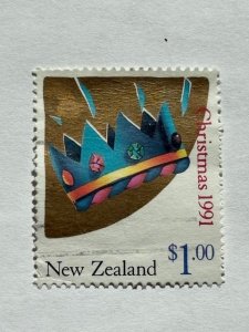 New Zealand – 1991 – Single “Xmas” Stamp – SC# 1063 – Used