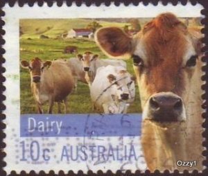 Australia 2012 Sc#3670, SG#3742 Dairy Farming Jersey Cows USED-VG-NH.