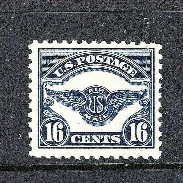 [ST]    US #C5 ~ 2nd Issue Airmail Stamp ~ 1923  Blue US-AM Emblem MNH OG 