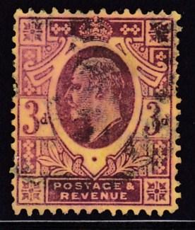 Great Britain 1902 King Edward VII 3d nice shade  F/VF/Used(*)