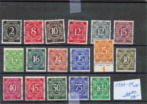 GERMANY 593A-99  MNH  FULL SET