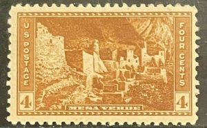 Scott#: 743 - National Parks: Mesa Verde, Cliff Palce 4c 1934 MNHOG - Lot 13