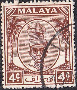 Malaya - Perak #108 Used