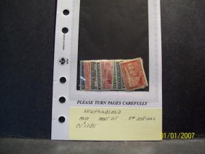 NEWFOUNDLAND SHORT SET  #258-266