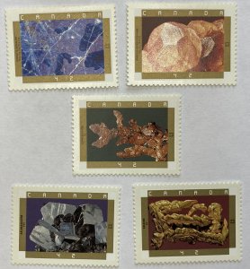 CANADA 1992 #1436-1440 Canadian Minerals - MNH